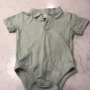 Talbots collared shirt style onesie